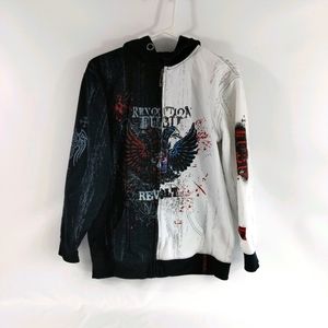 Fubu zip front hoodie